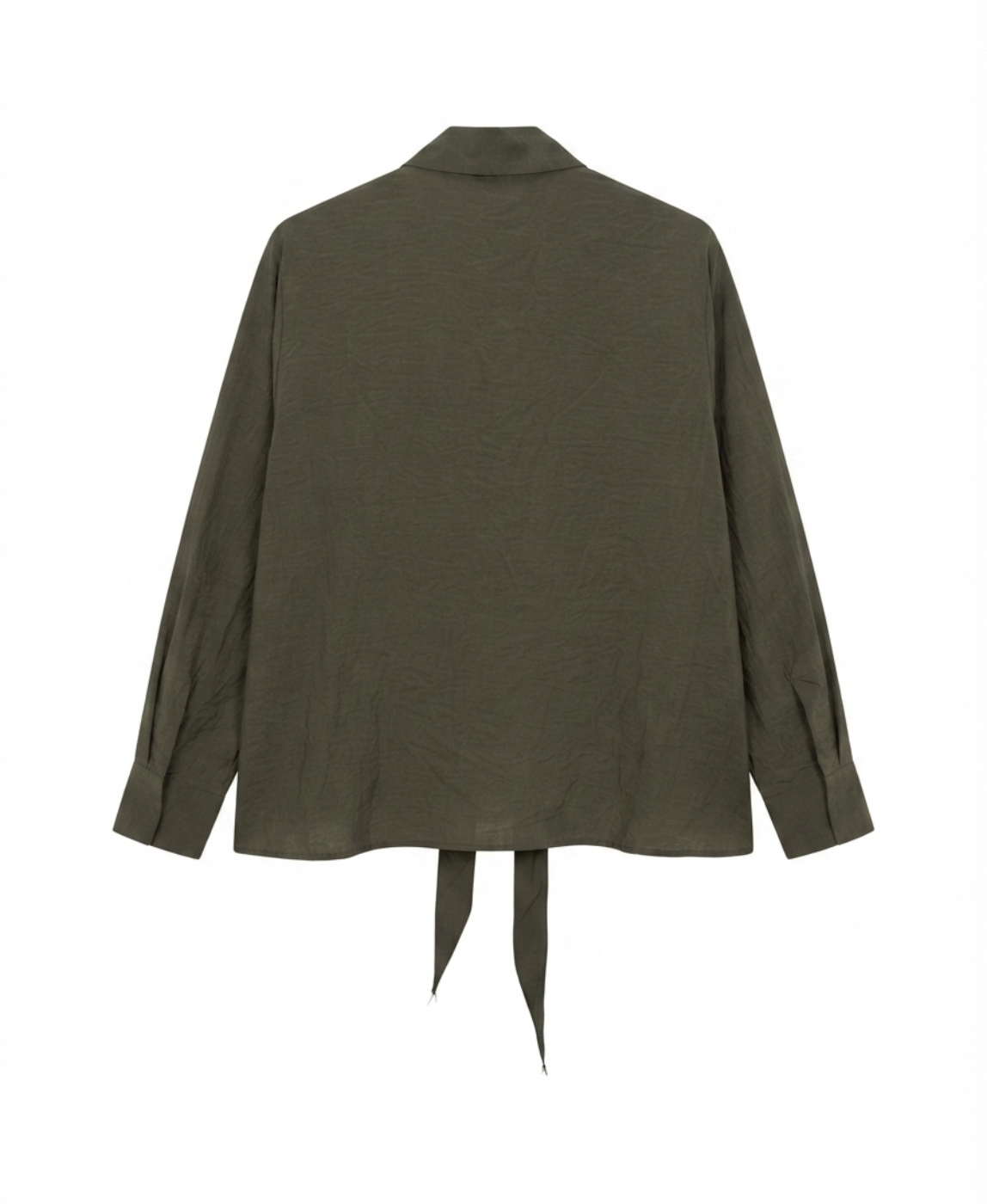 Camisa verde nudo